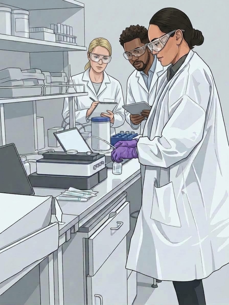 Illustration of the P4SPR demo at Merck
