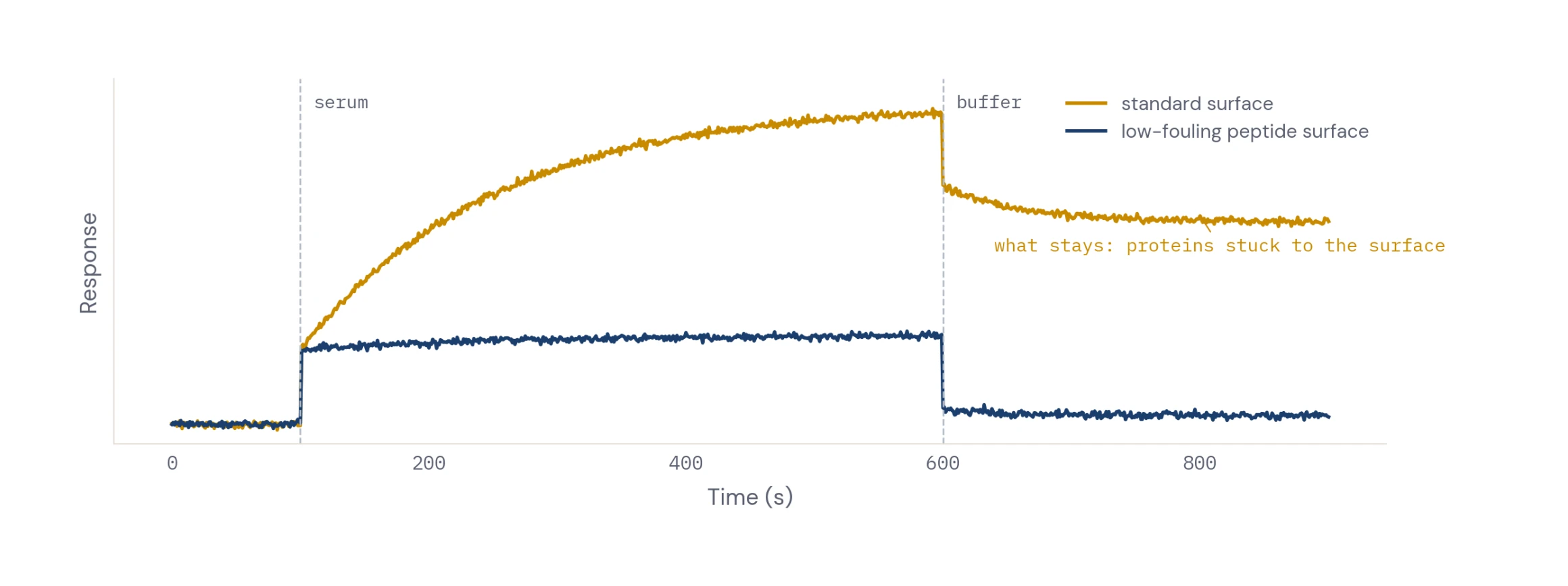 Figure 3 — serum fouling